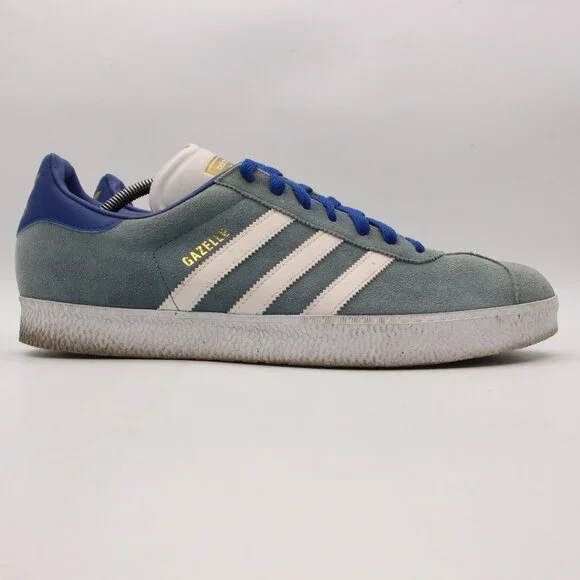 Adidas Gazelle Originals Mens Size 13 Blue White Sneakers M25331